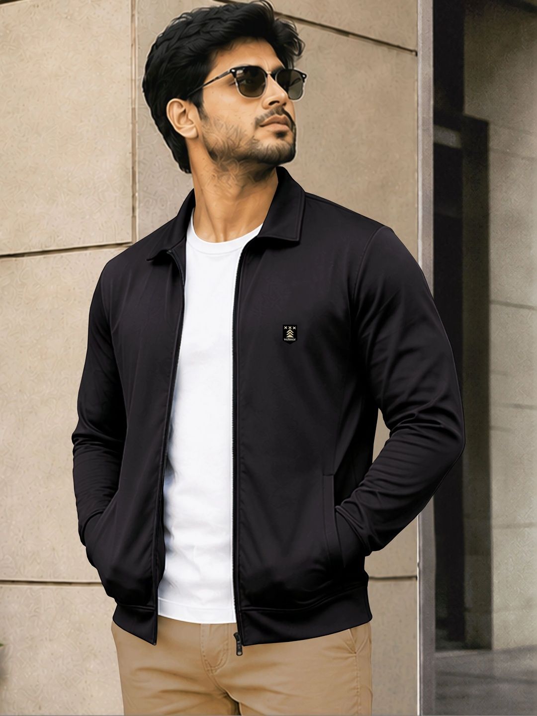 VeBNoR Men Lightweight Sporty Jacket
