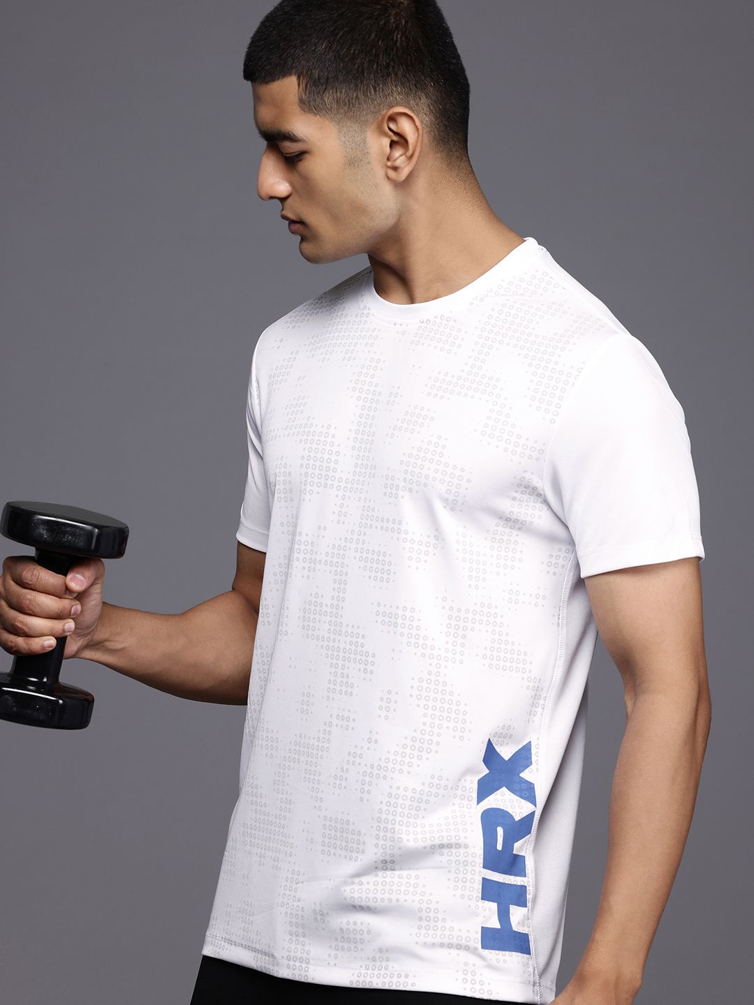 HRX by Hrithik Roshan Printed Rapid-Dry Training T-shirt