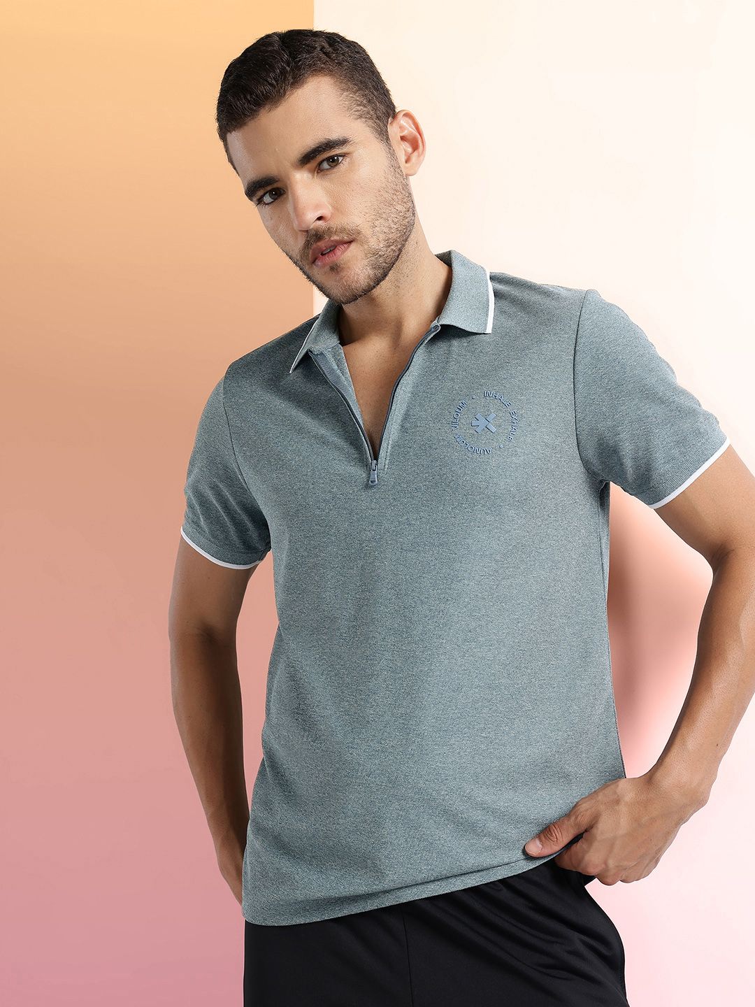 HRX by Hrithik Roshan Men Polo Collar T-shirt