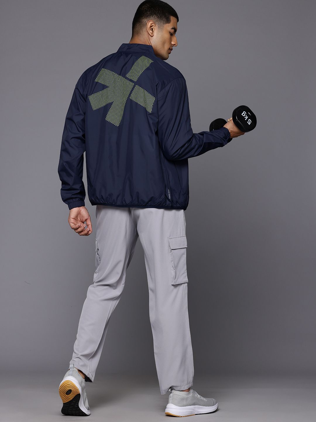 HRX by Hrithik Roshan Rapid-Dry Printed Training Jacket