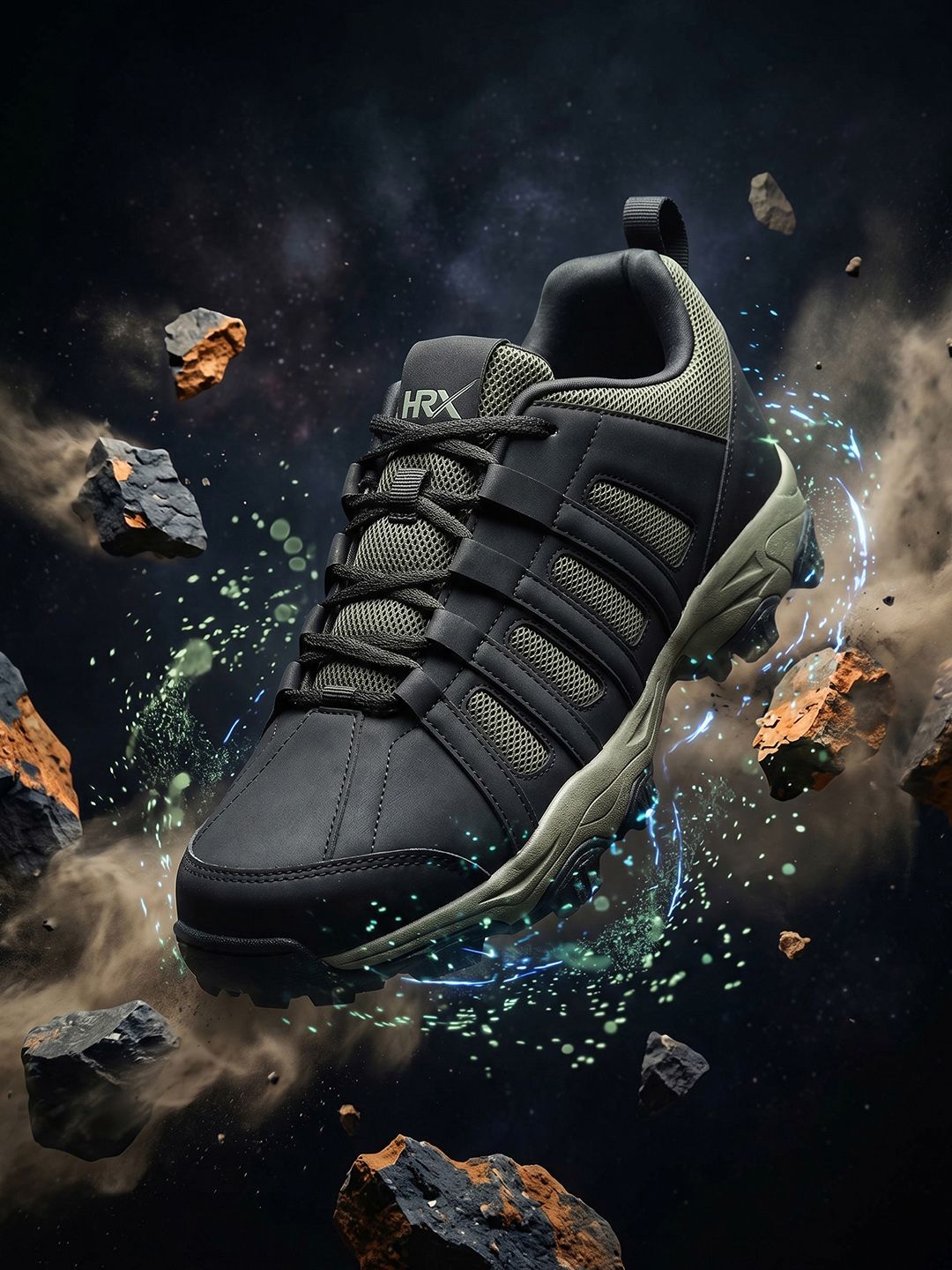 HRX by Hrithik Roshan Men Mesh Trekking Non-Marking Shoes