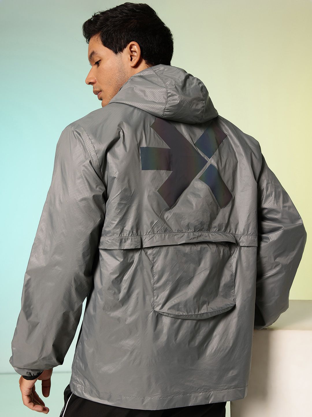 HRX by Hrithik Roshan Brand Logo Printed Running Sporty Jacket