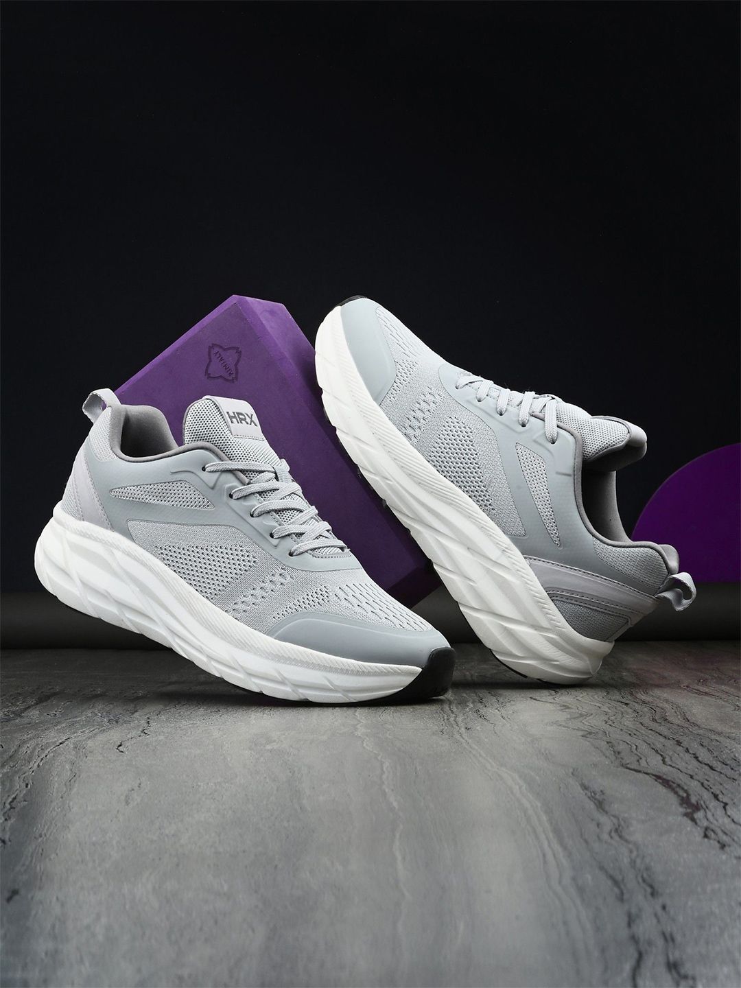 HRX by Hrithik Roshan Unisex Mesh Running Non-Marking Shoes
