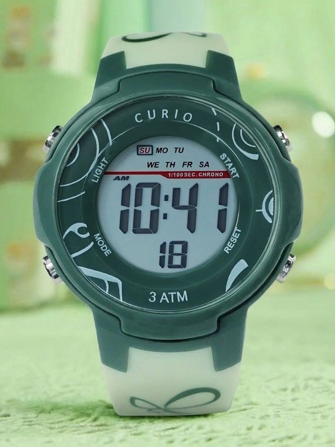 Curio Curio Unisex Kids Dial & Straps Digital Chronograph Watch CU-8211L-3