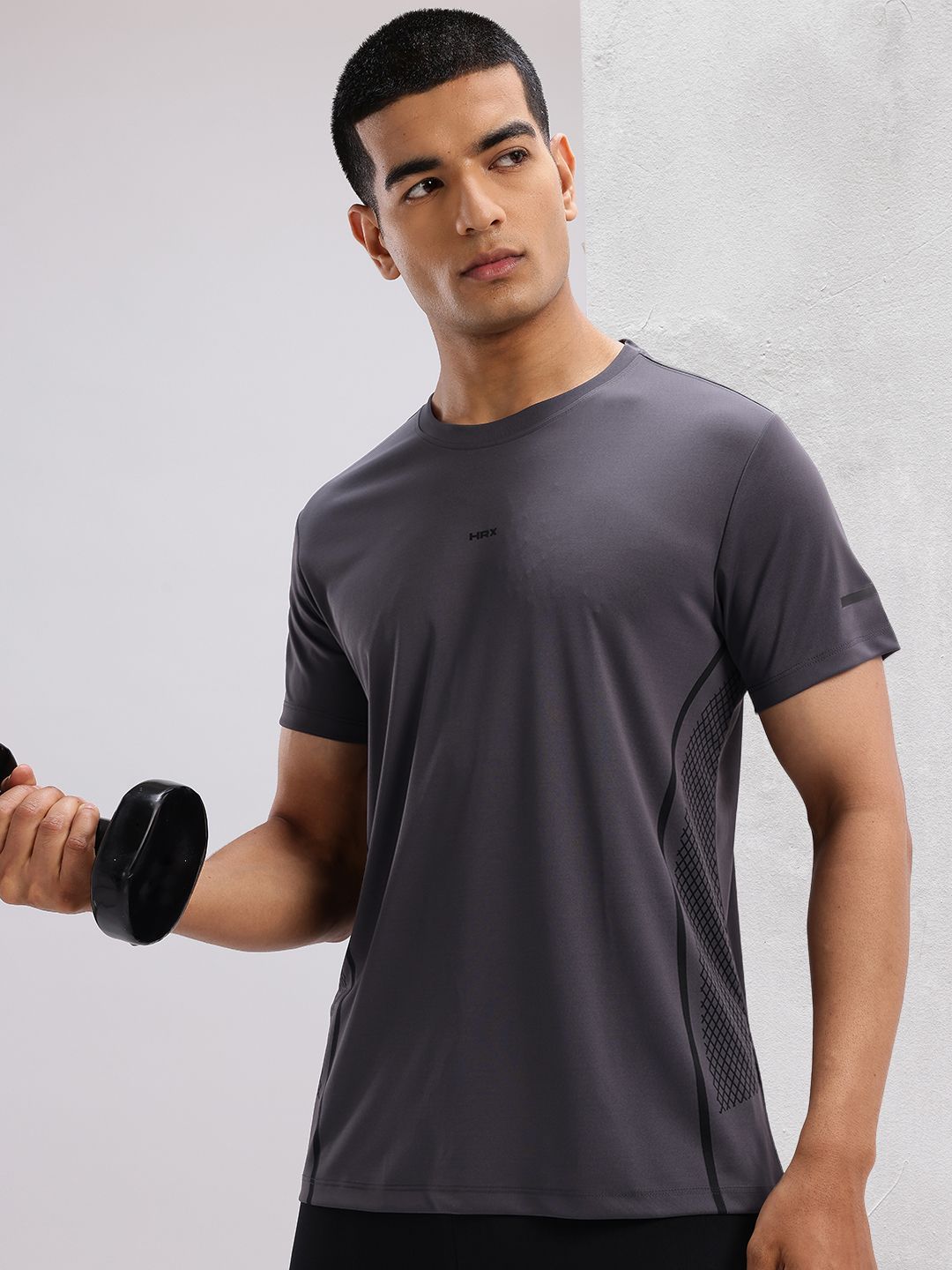 HRX by Hrithik Roshan Printed Rapid-Dry Training T-shirt