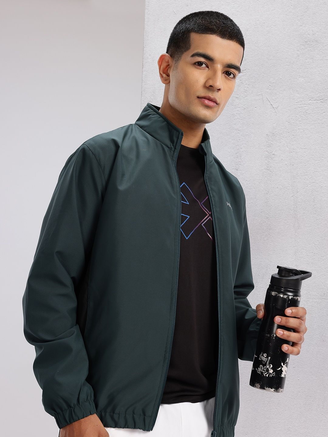 HRX by Hrithik Roshan Men Colourblocked Rapid-Dry Running Jacket