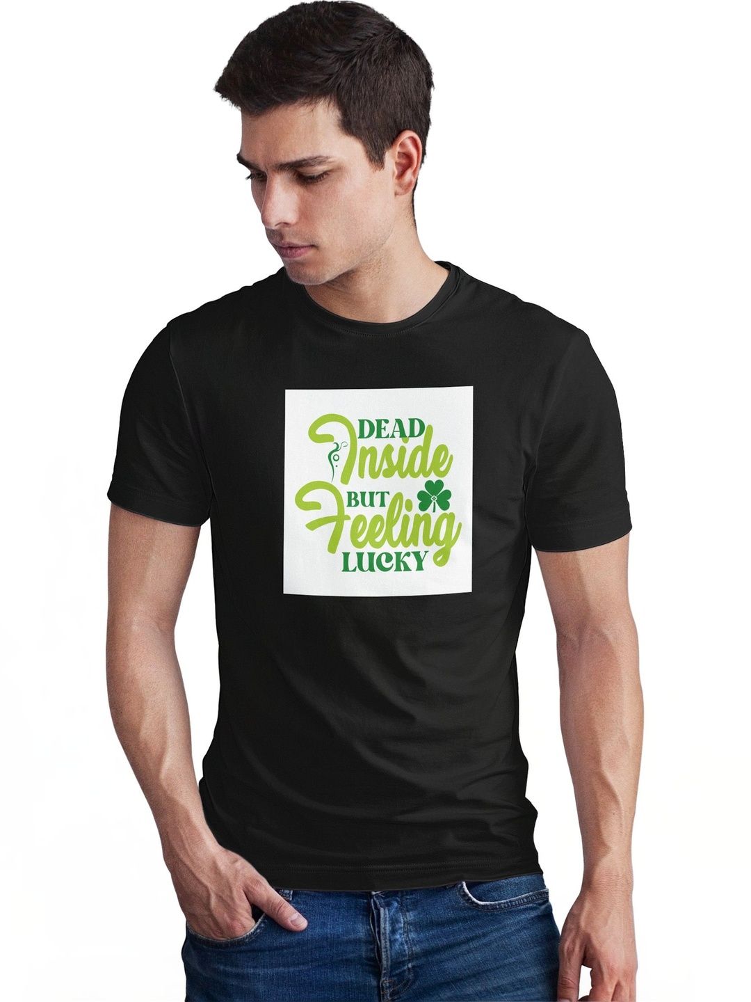 Seekbuylove Men Typography Printed Bio Finish T-shirt