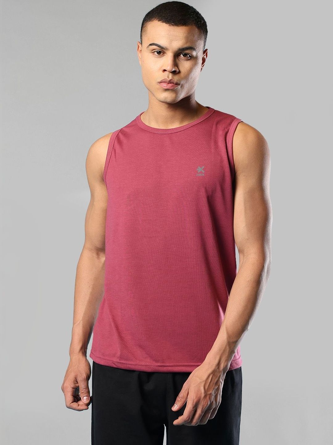 HRX by Hrithik Roshan Men Brand Logo T-shirt