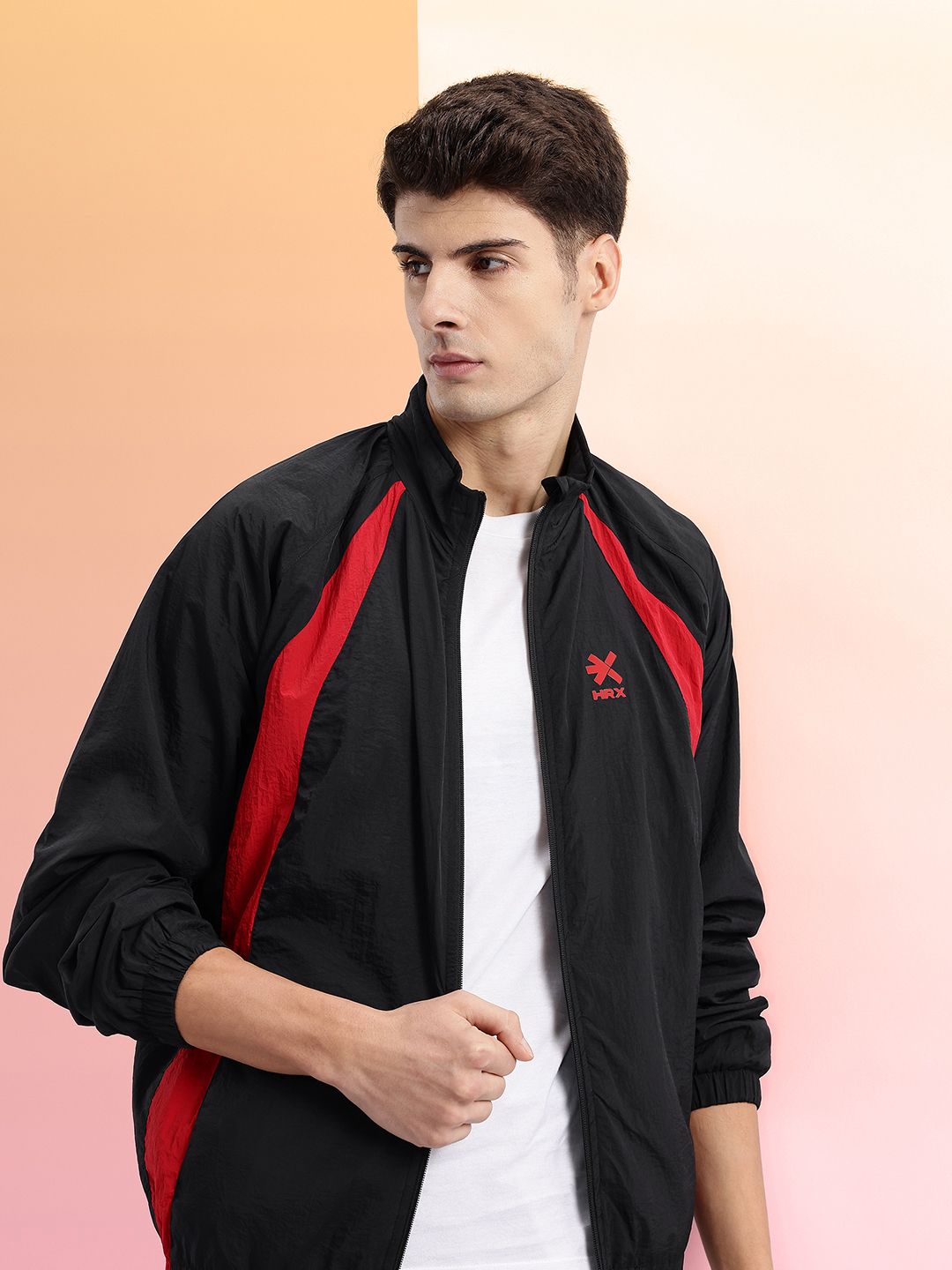 HRX by Hrithik Roshan Colourblocked Bomber Lifestyle Jacket
