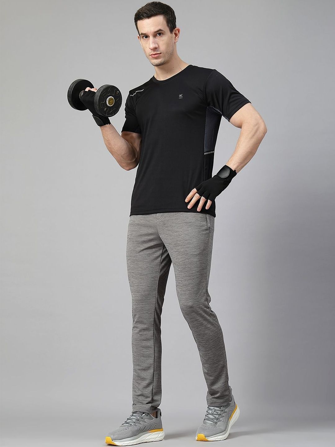 HRX by Hrithik Roshan Men Brand Logo Colourblocked T-shirt