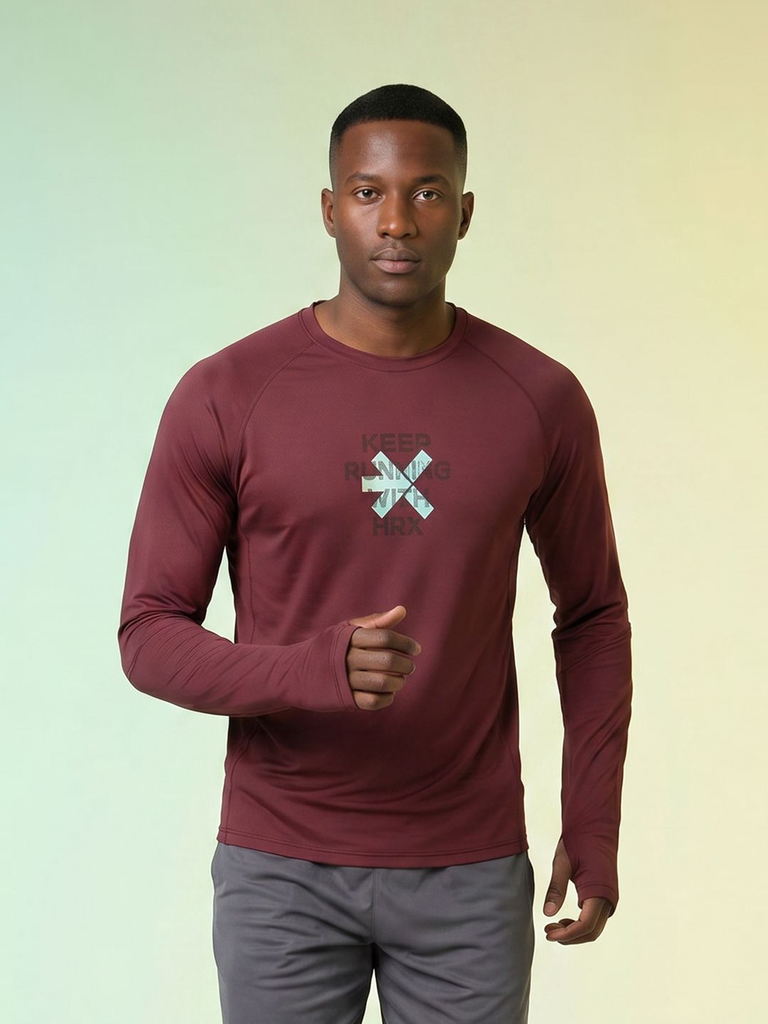 HRX by Hrithik Roshan Printed Rapid-Dry Running T-shirt