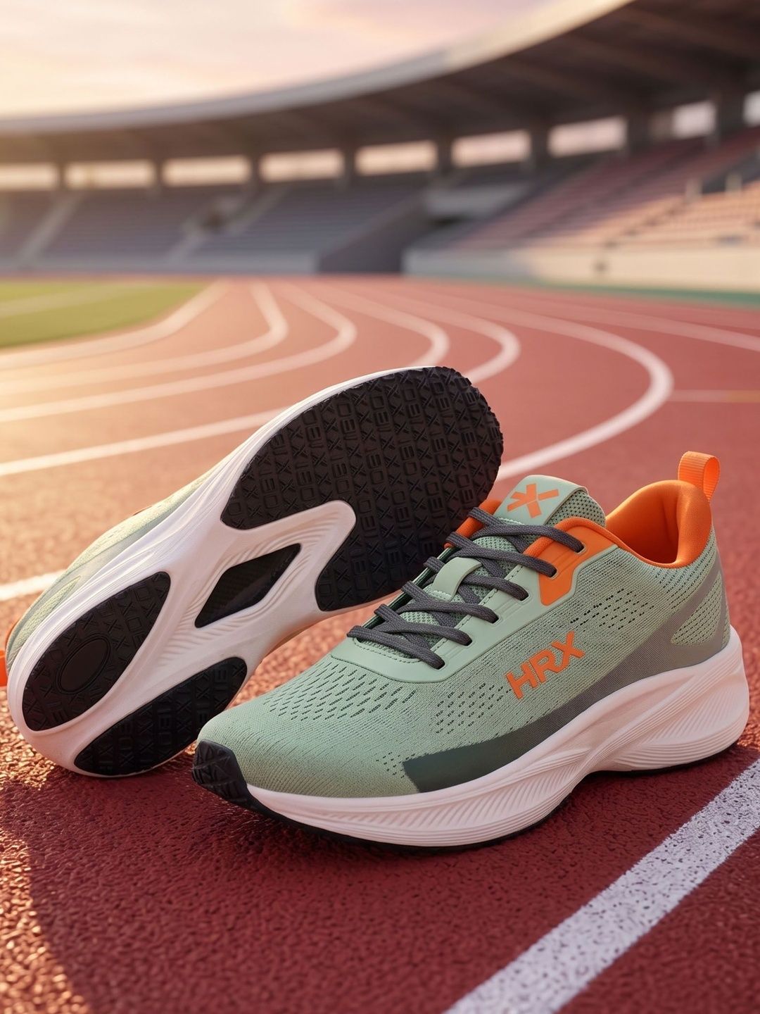 HRX by Hrithik Roshan Men Mesh Running Non-Marking Shoes