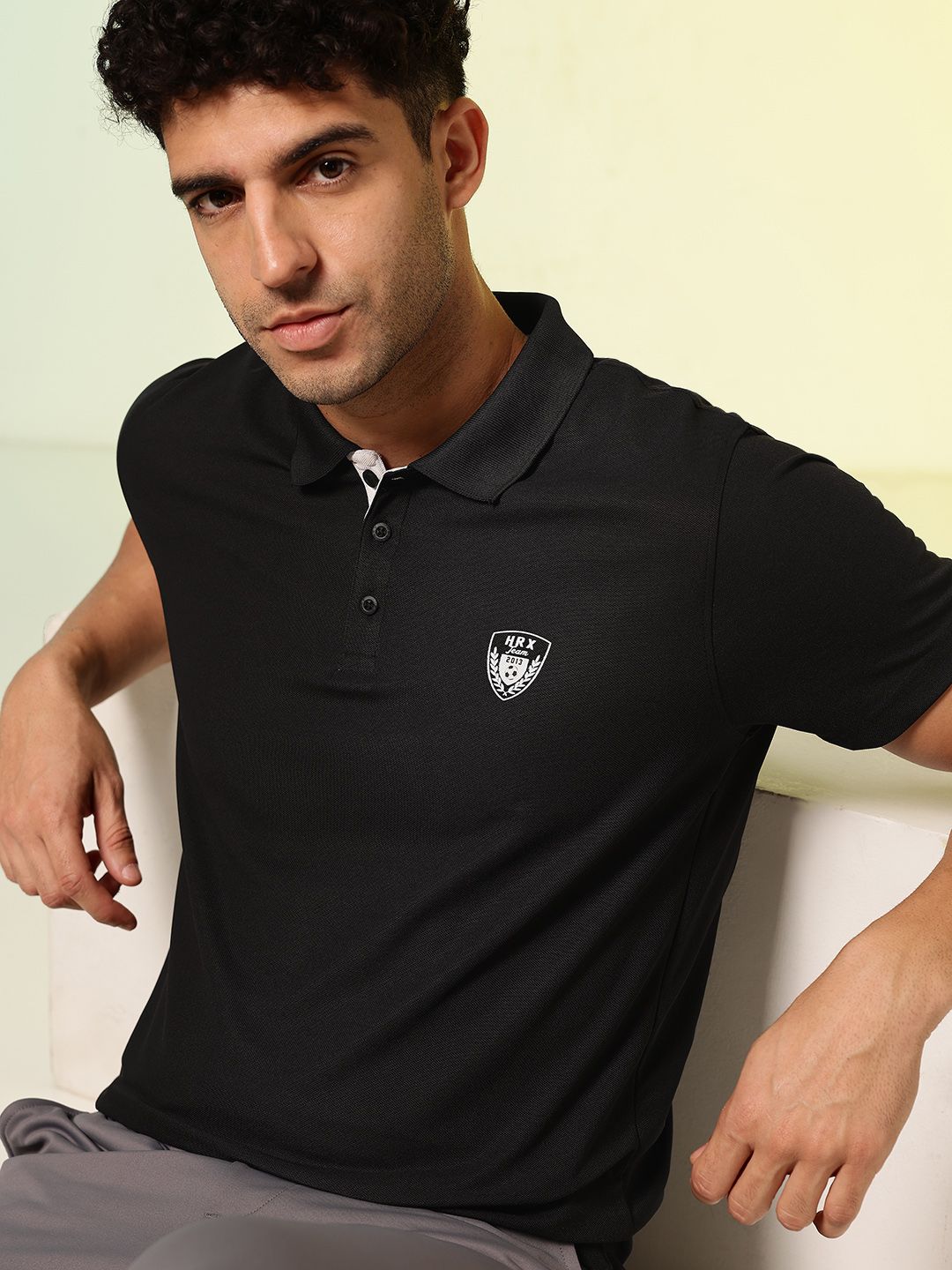 HRX by Hrithik Roshan Polo Collar T-shirt