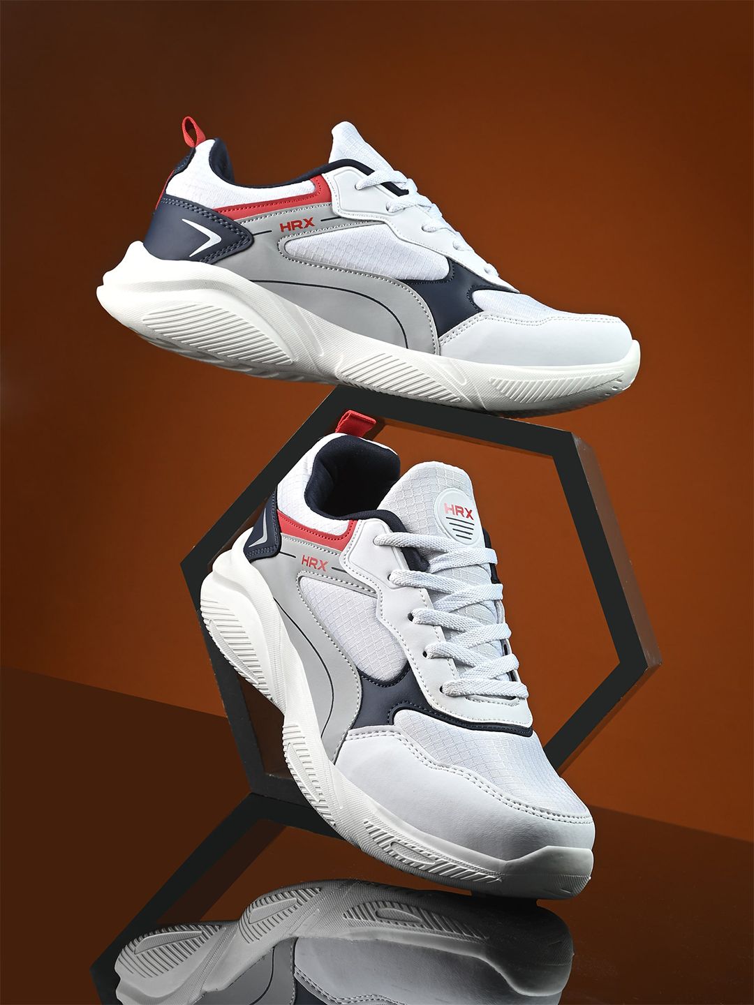 HRX by Hrithik Roshan Men Mesh Running Non-Marking Shoes
