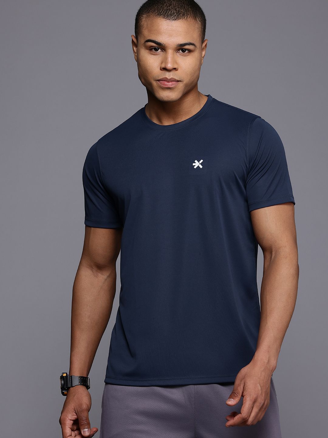 HRX by Hrithik Roshan Typography Print Training T-shirt