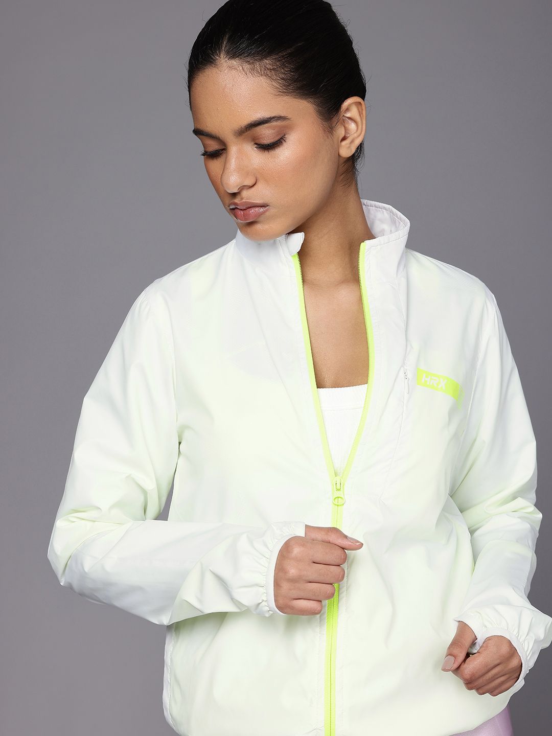 HRX by Hrithik Roshan HRX by Hrithik Roshan Rapid-Dry Antimicrobial Finish Running Sporty Jacket