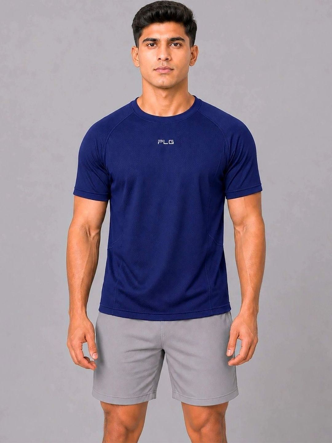 PLG Men Brand Logo T-shirt