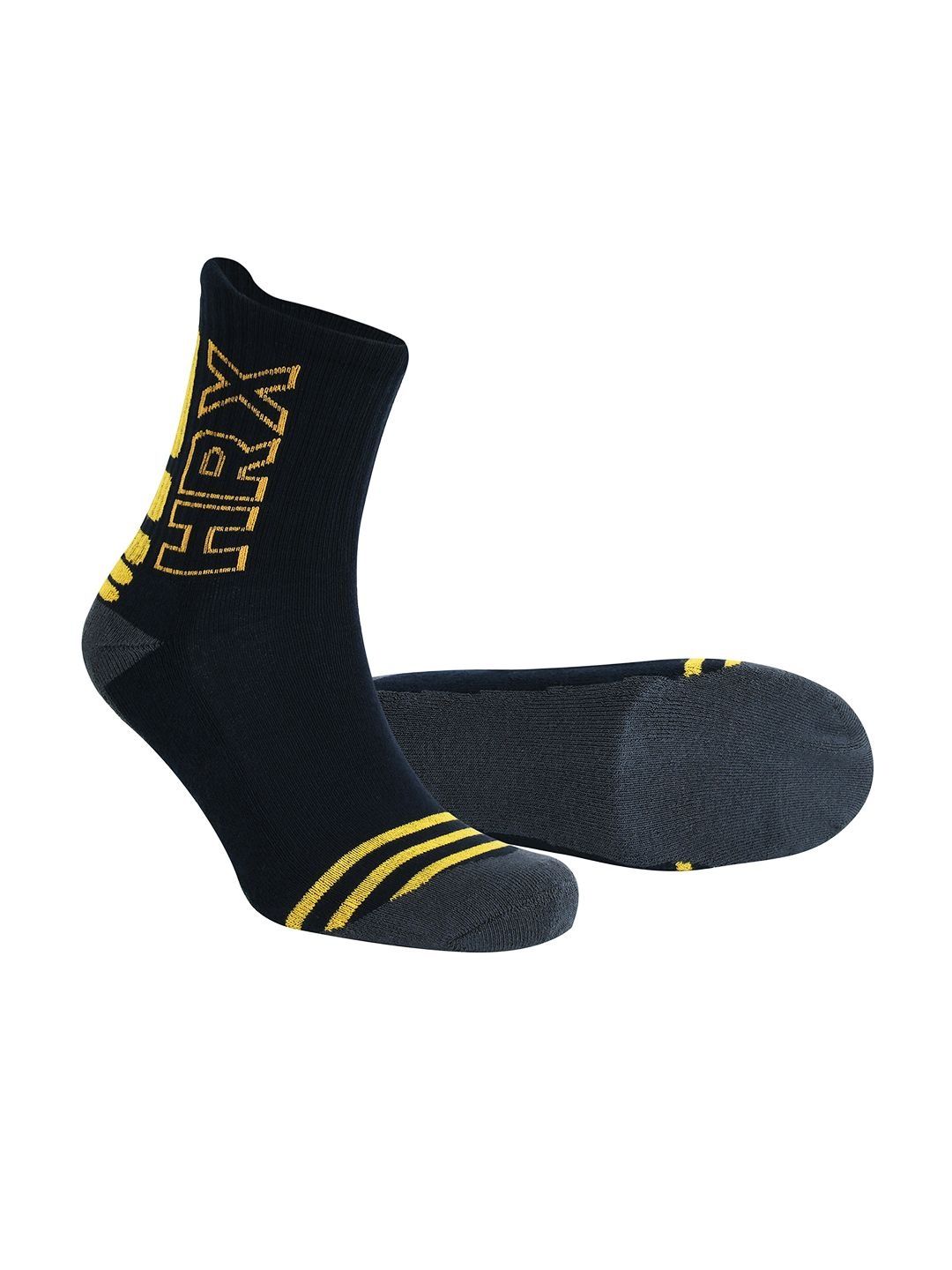 HRX by Hrithik Roshan Unisex Cotton Calf Length Socks