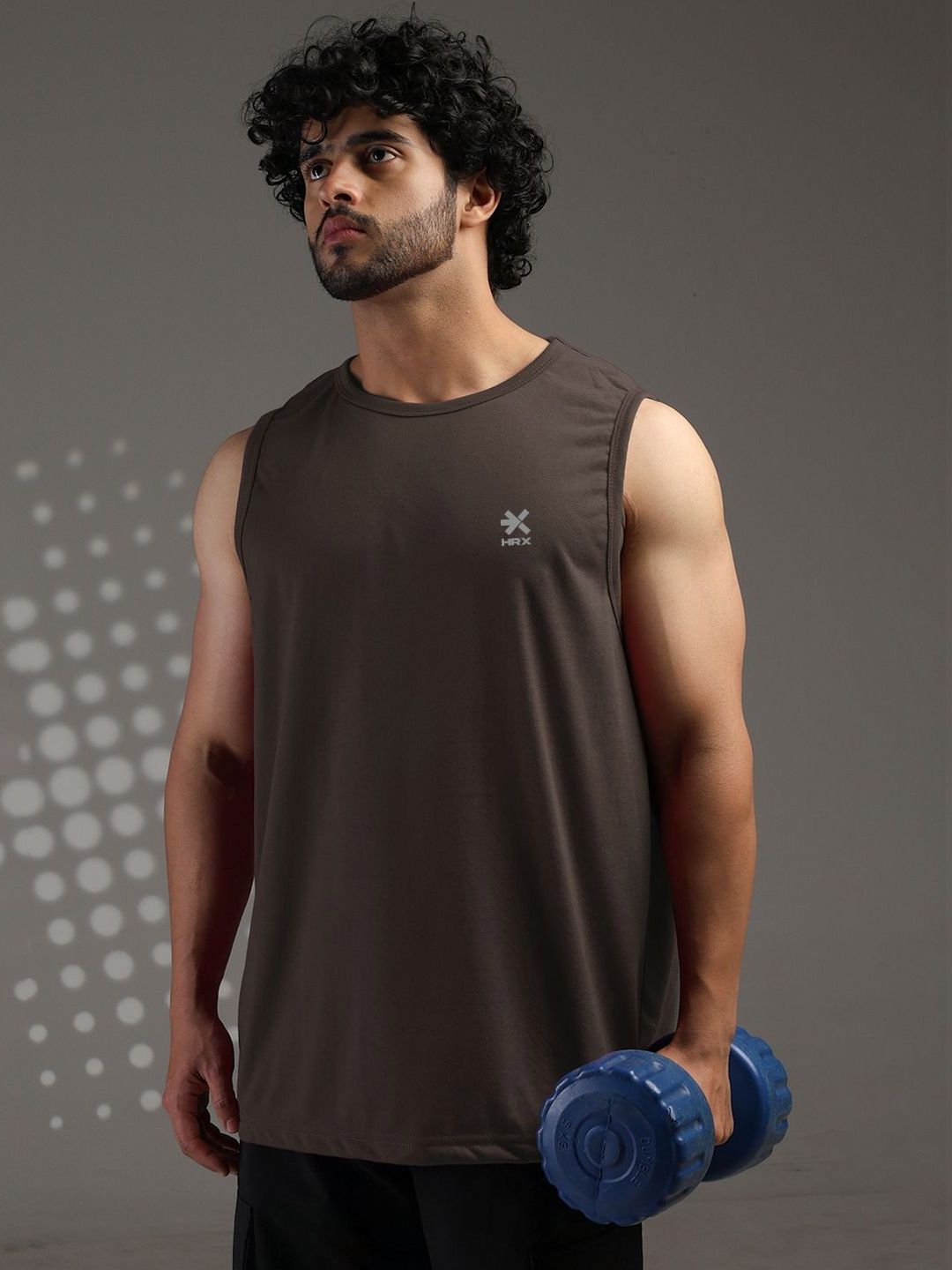 HRX by Hrithik Roshan Men Brand Logo Gym Vest