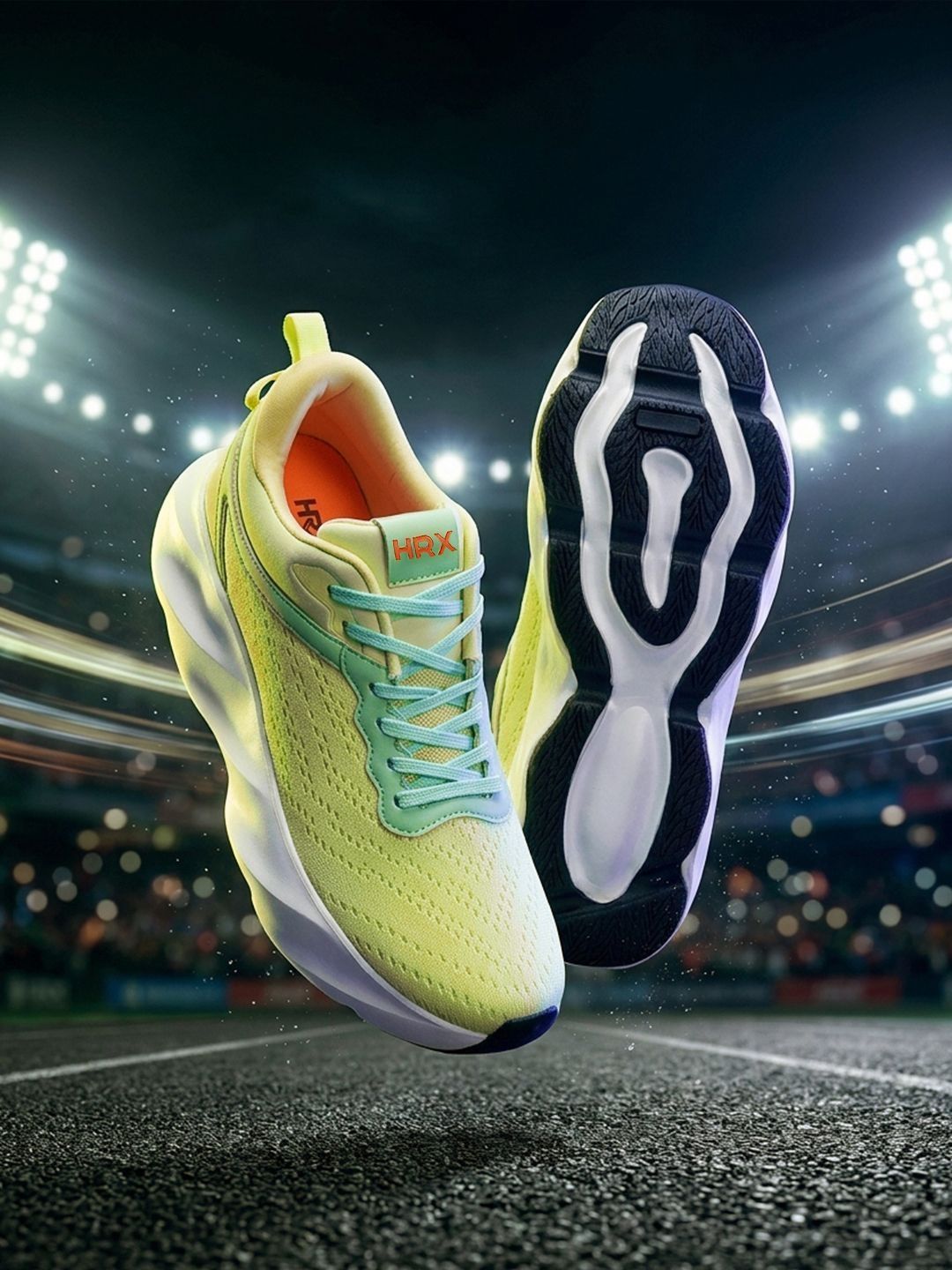 HRX by Hrithik Roshan Men Mesh Running Non-Marking Shoes