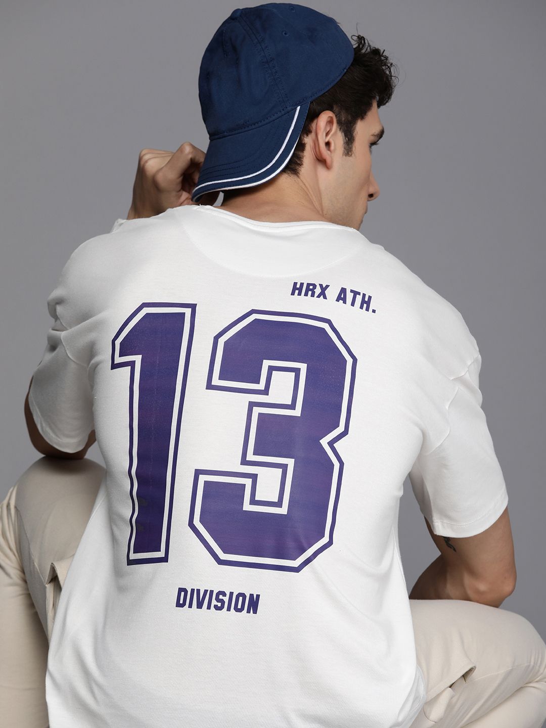 HRX by Hrithik Roshan Men Typography Printed Pure Cotton T-shirt