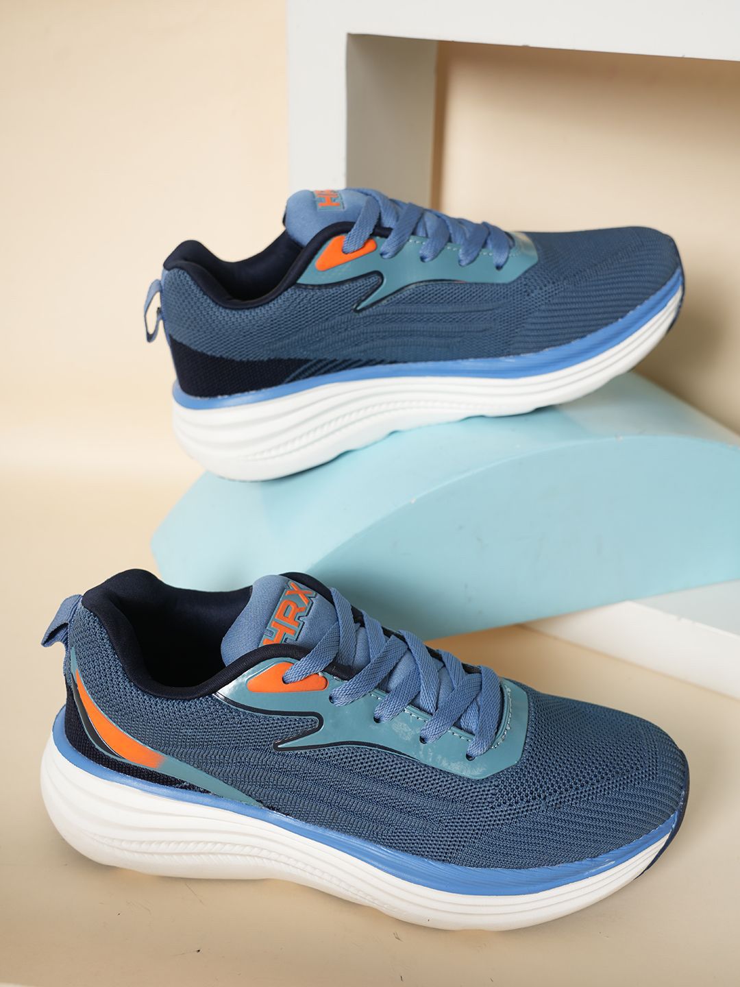HRX by Hrithik Roshan Men Lace-Ups Running Non-Marking Shoes