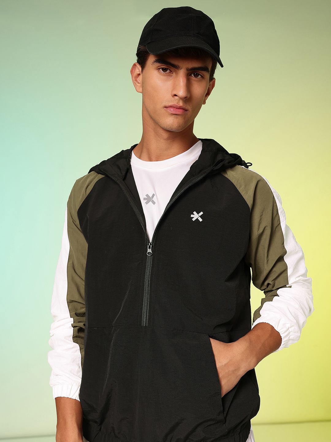 HRX by Hrithik Roshan Colourblocked Running Sporty Jacket