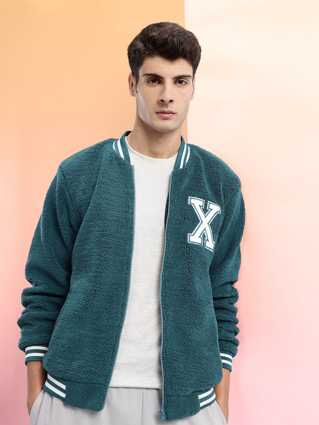 HRX by Hrithik Roshan Applique Bomber Lifestyle Jacket