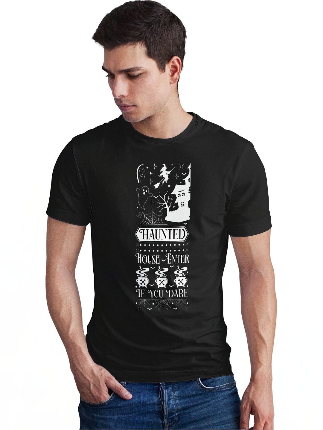 Seekbuylove Men Printed Bio Finish T-shirt