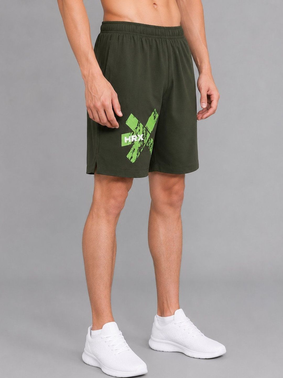 HRX by Hrithik Roshan Men Printed Training or Gym Sports Shorts