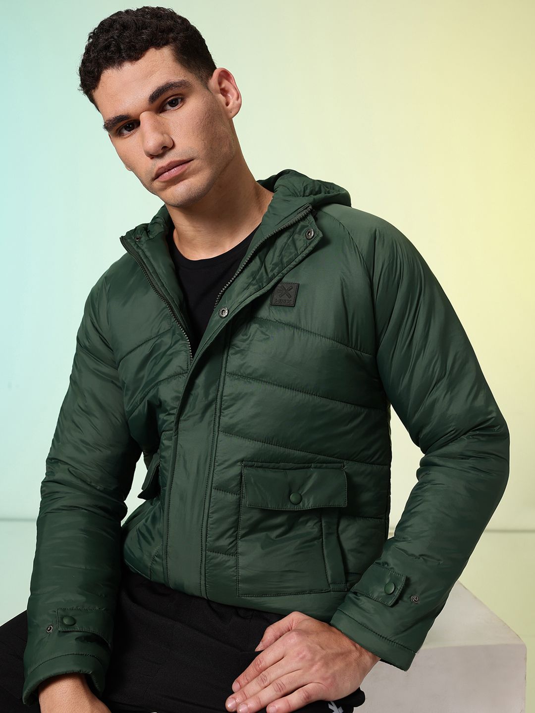 HRX by Hrithik Roshan Hooded Puffer Casual Jacket