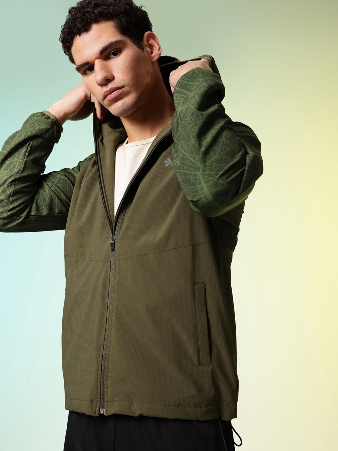 HRX by Hrithik Roshan Hooded Running Sporty Jacket