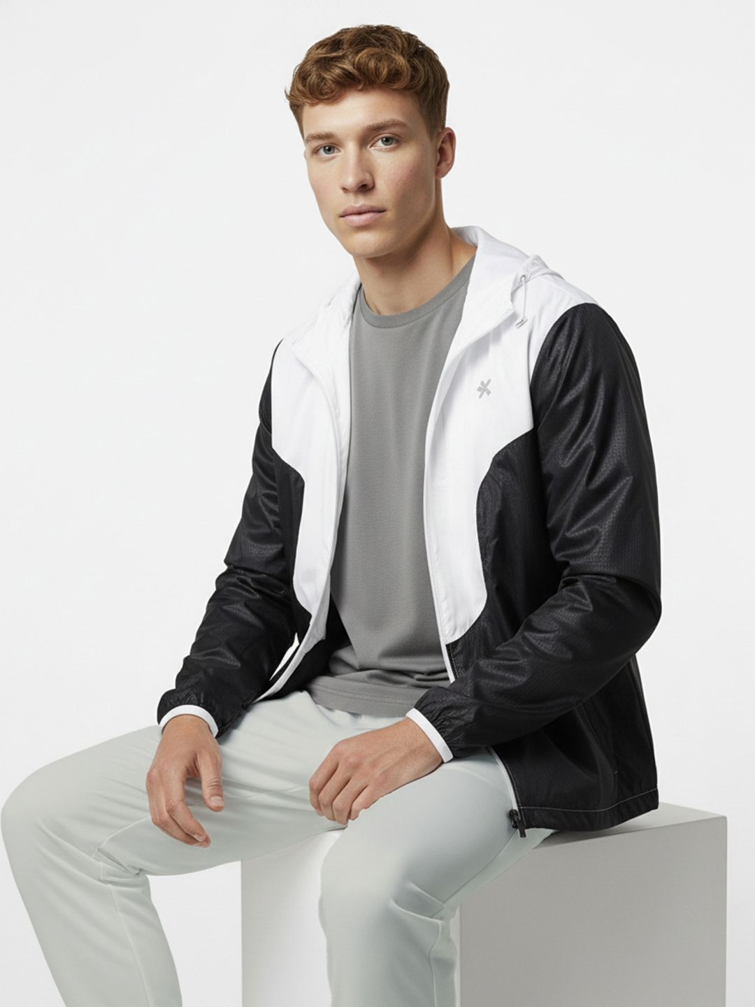 HRX by Hrithik Roshan Colourblocked Hooded Training Sporty Jacket