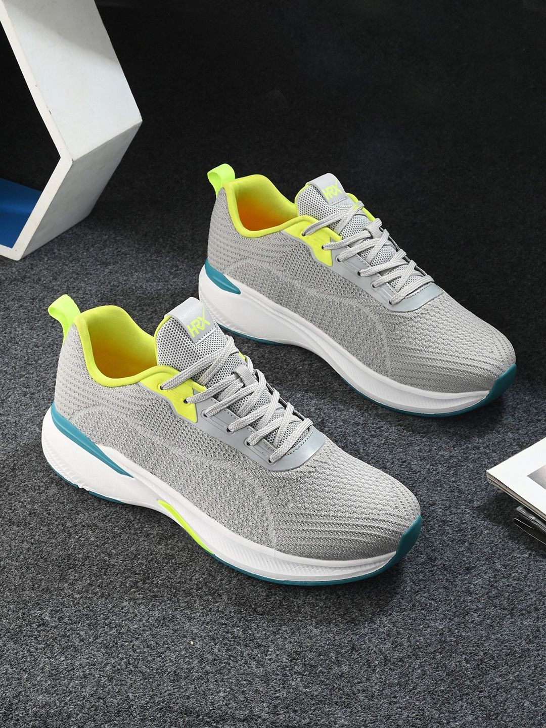 HRX by Hrithik Roshan Men Mesh Lace-Ups Running Non-Marking Shoes