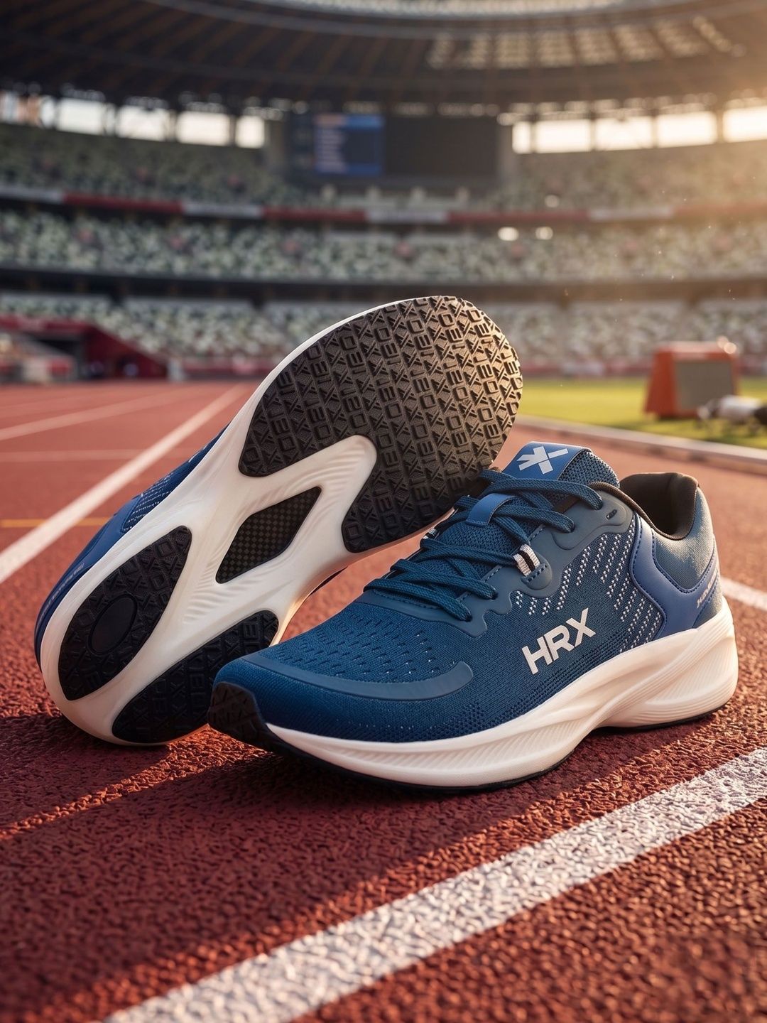 HRX by Hrithik Roshan Men Mesh Running Non-Marking Sports Shoes