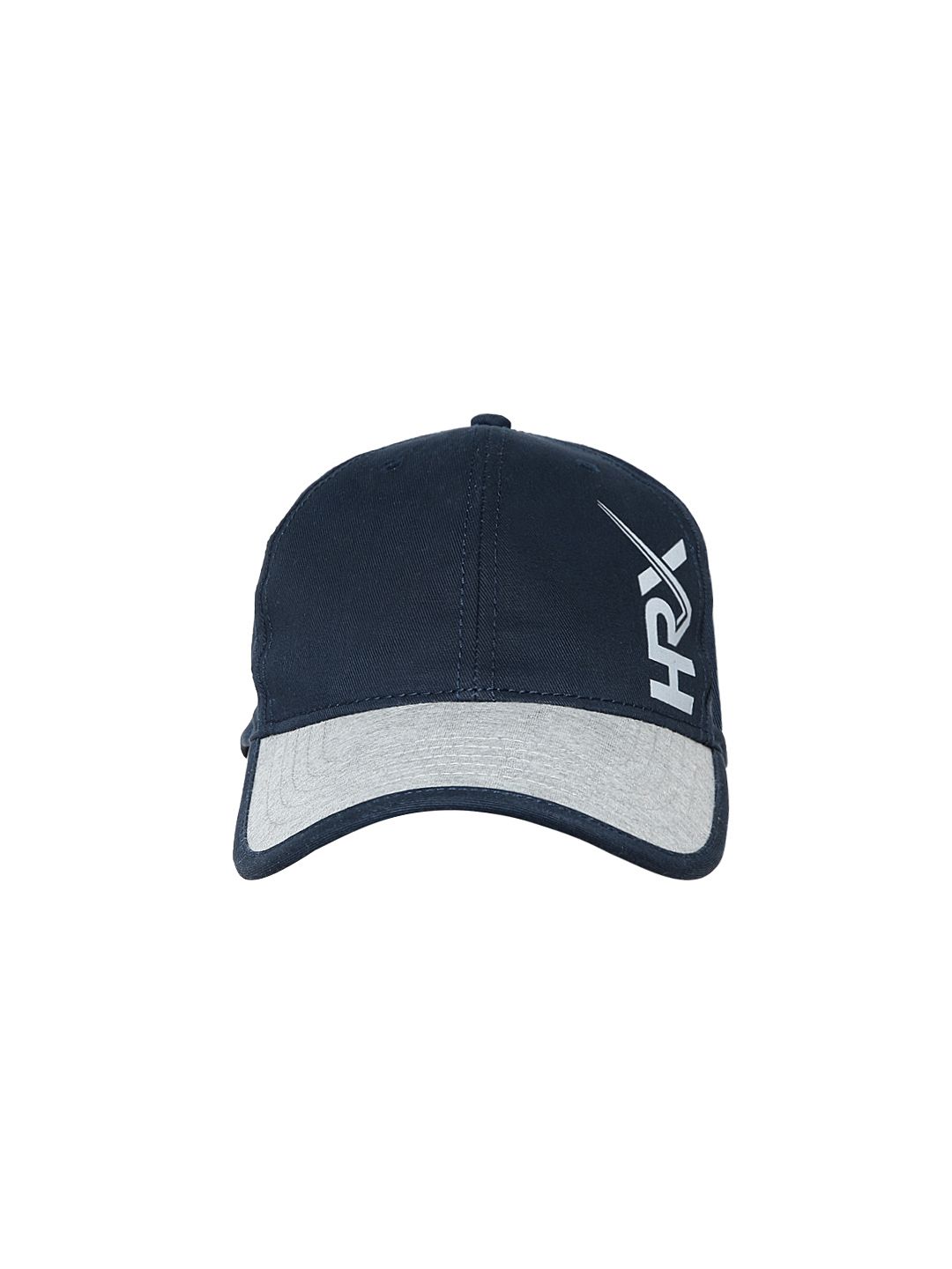 HRX by Hrithik Roshan Men Navy Blue & Grey Colourblocked Lifestyle Cap