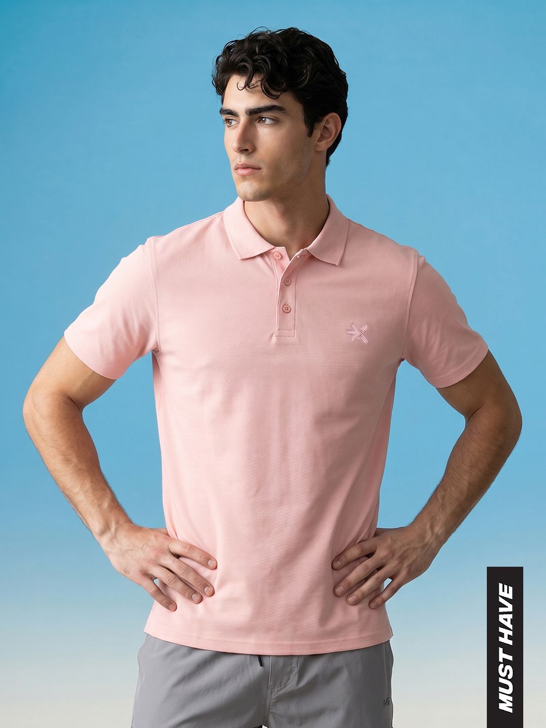 HRX by Hrithik Roshan Polo Collar Casual T-shirt