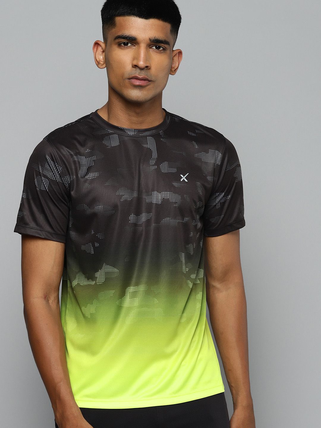 HRX by Hrithik Roshan Printed Colourblocked Running T-shirt