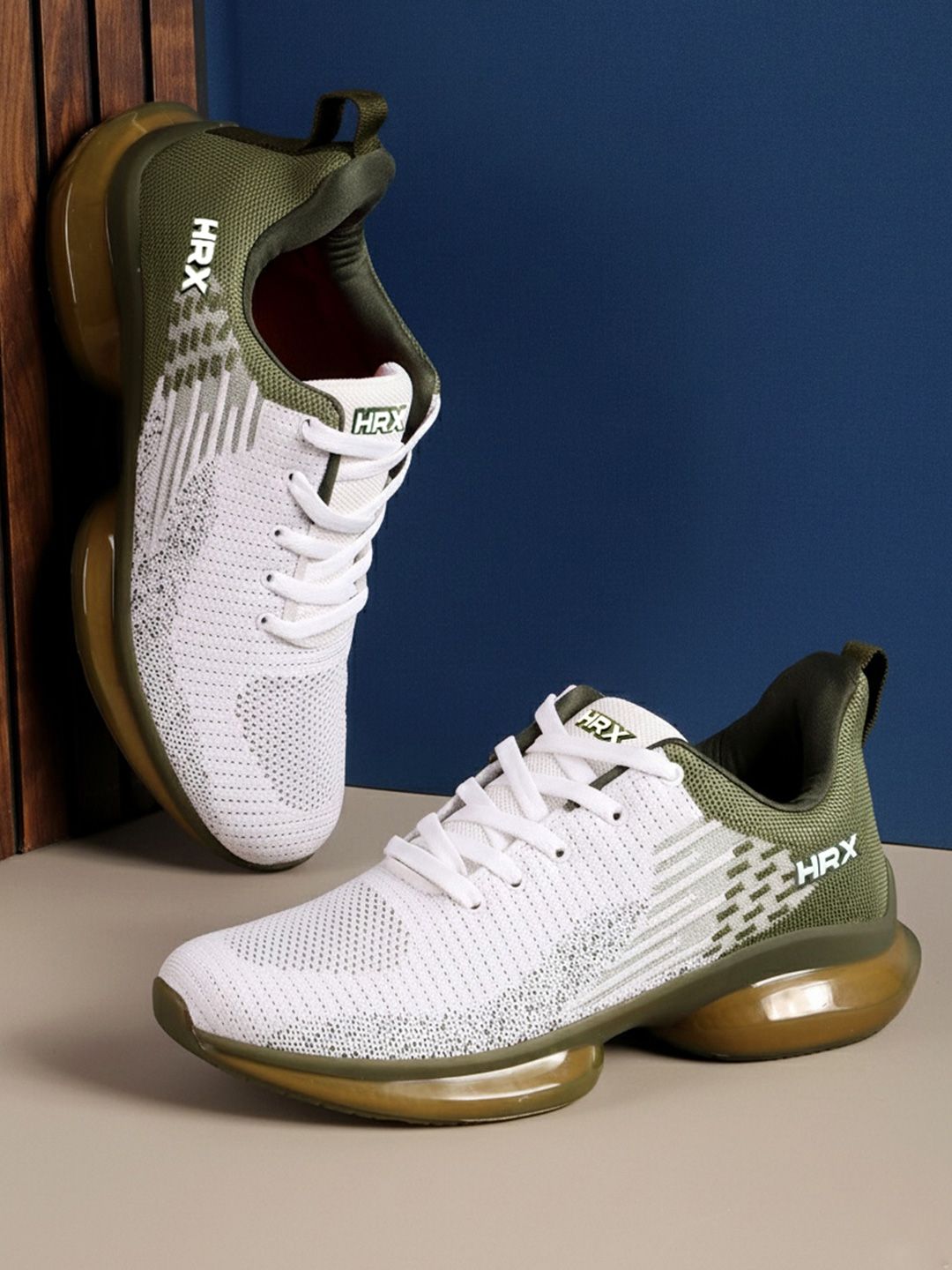 HRX by Hrithik Roshan Men Flyknit Textile Running Shoes