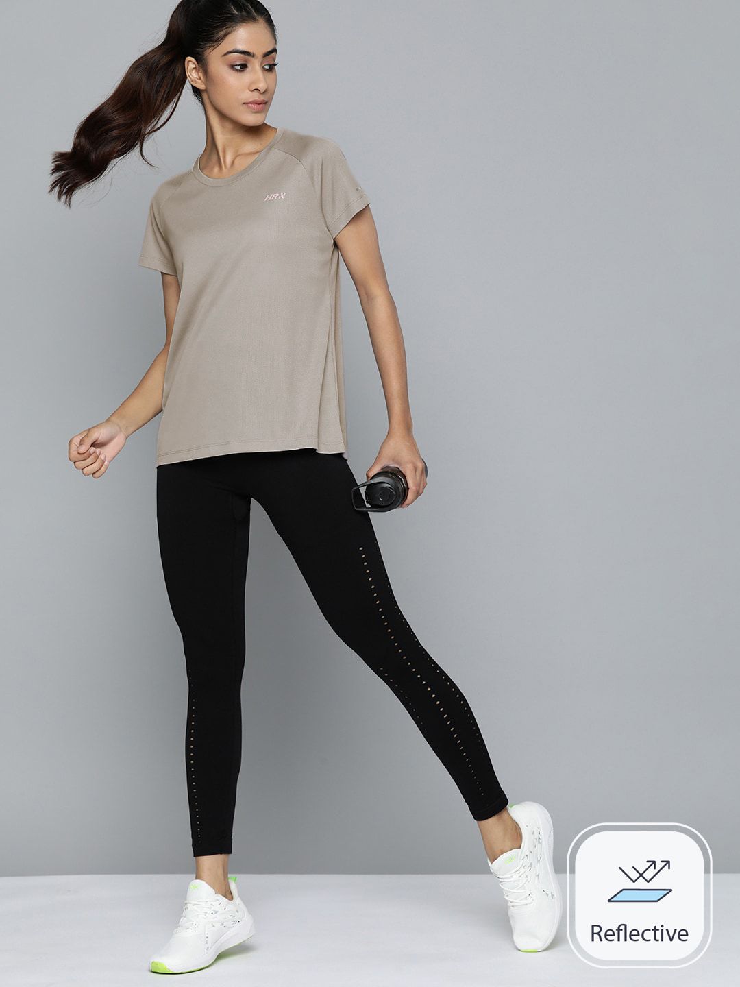 HRX by Hrithik Roshan HRX by Hrithik Roshan Women Rapid-Dry Running T-shirt