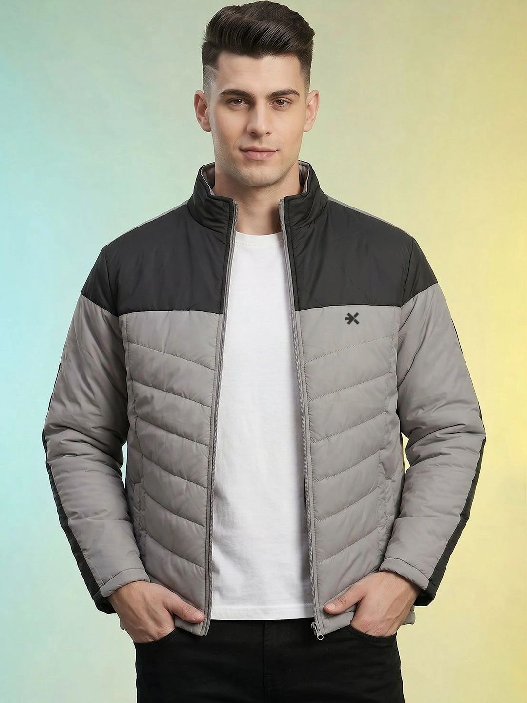 HRX by Hrithik Roshan Men Colourblocked Outdoor Puffer Jacket