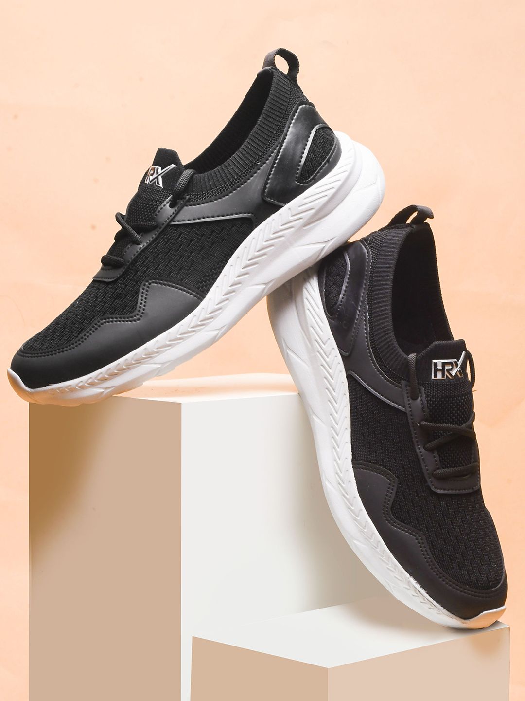 HRX by Hrithik Roshan Men Mesh Flyknit Running Shoes