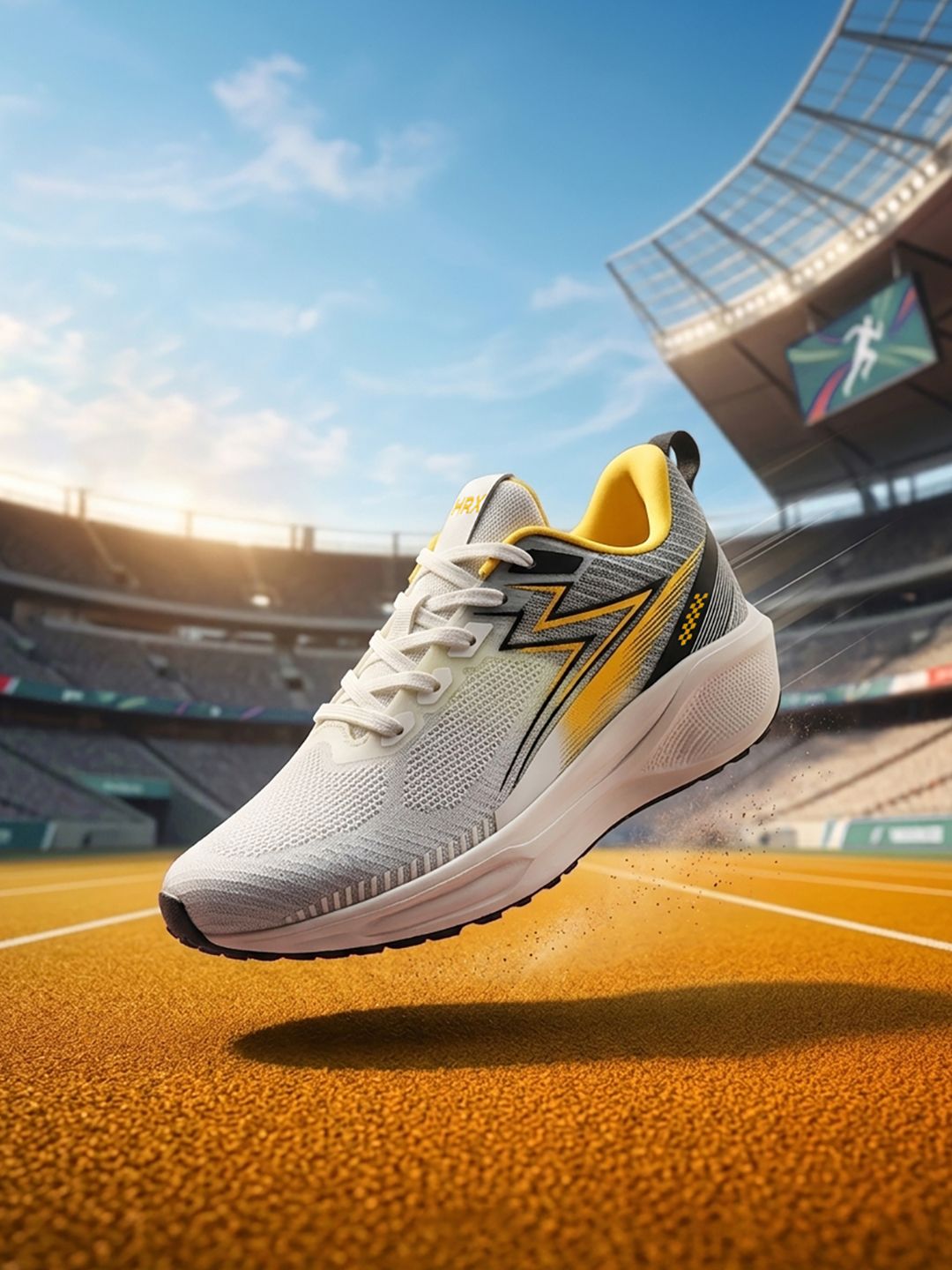 HRX by Hrithik Roshan Men Mesh Running Non-Marking Shoes