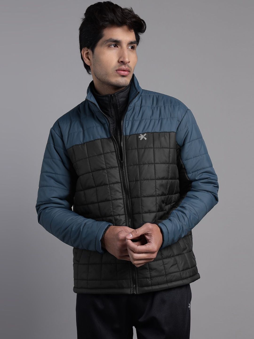 HRX by Hrithik Roshan Men Colourblocked Lightweight Quilted Jacket