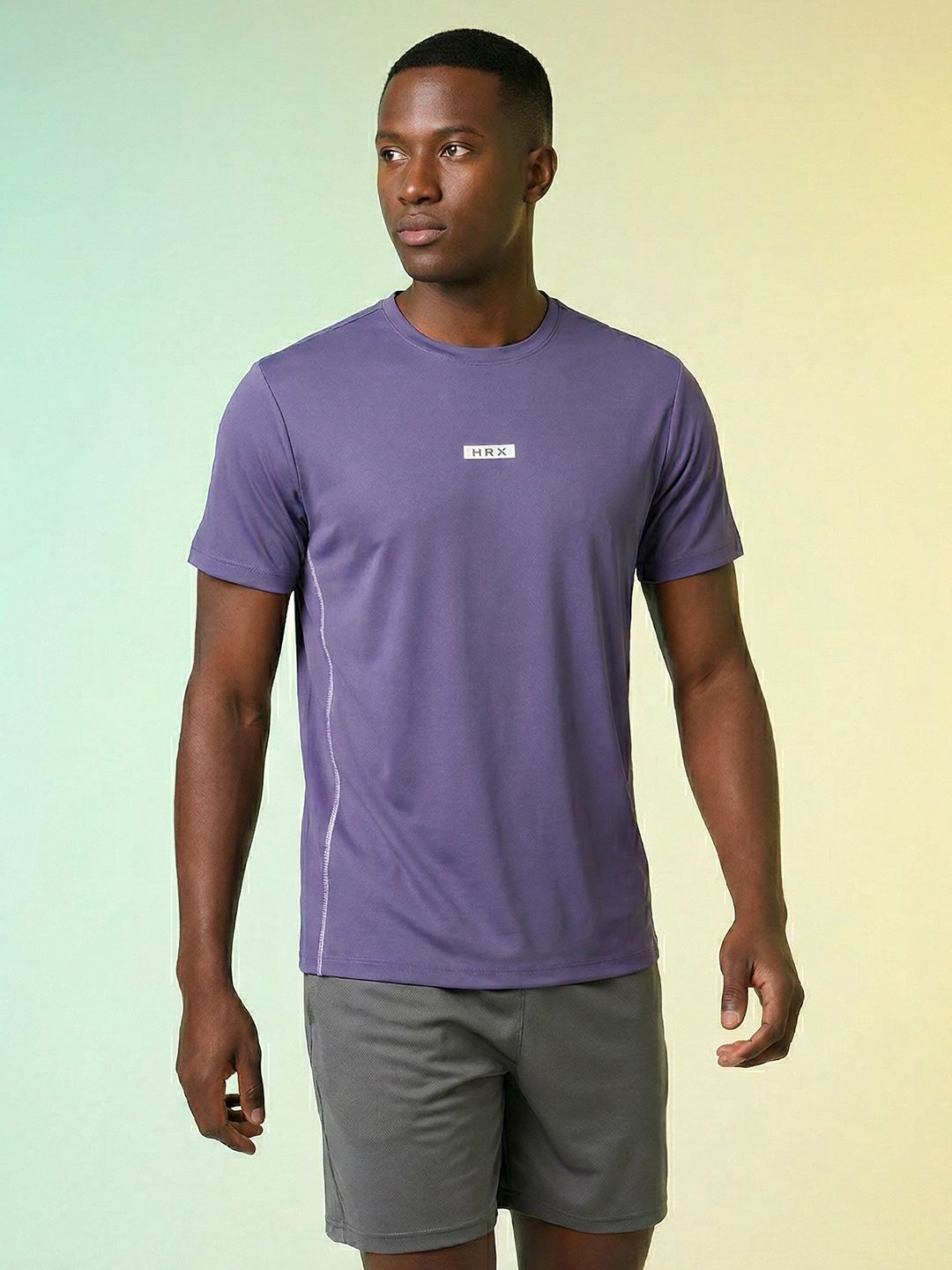 HRX by Hrithik Roshan Brand Logo Rapid-Dry Training T-shirt