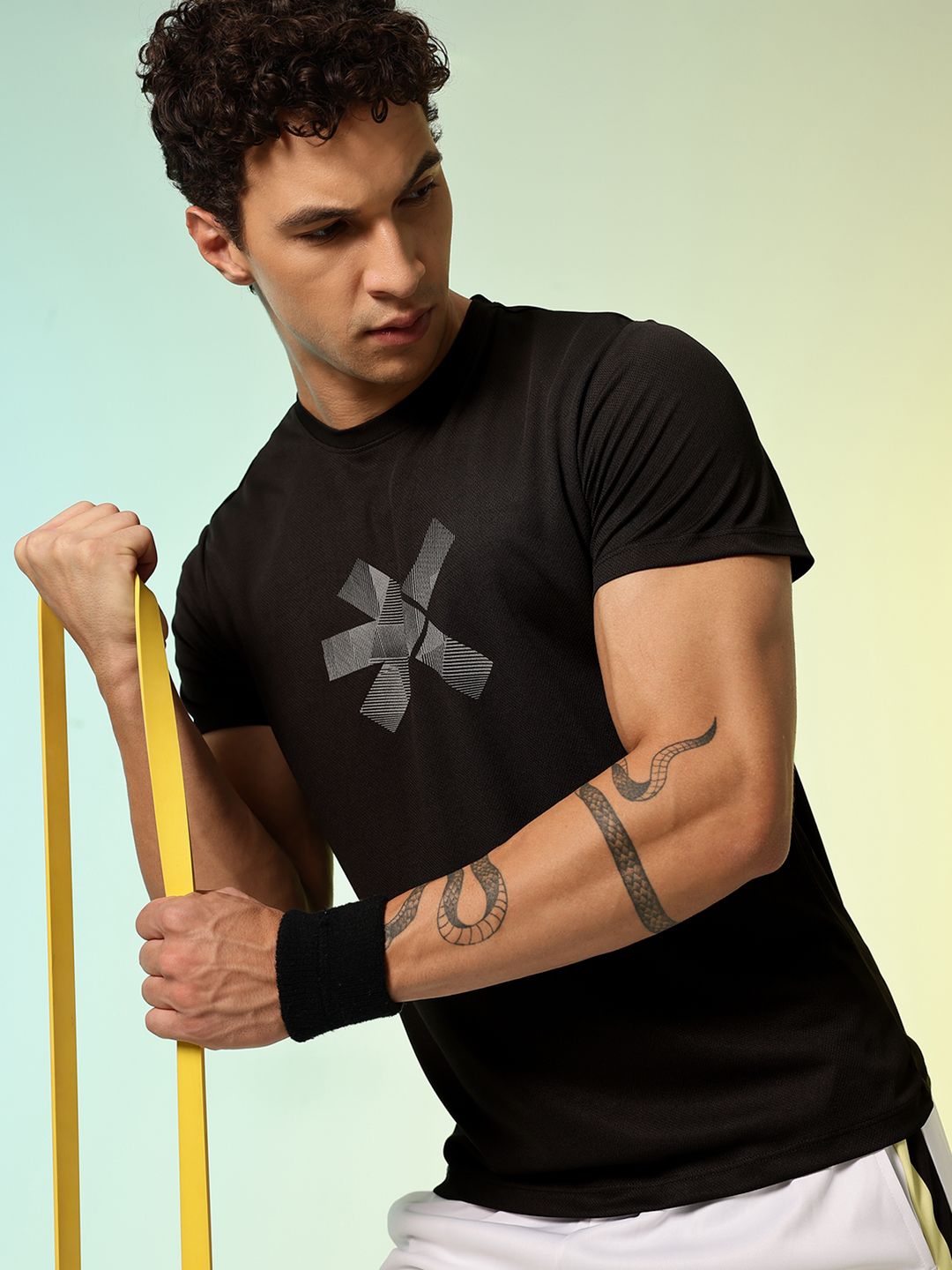 HRX by Hrithik Roshan Men Brand Logo Printed Training T-shirt