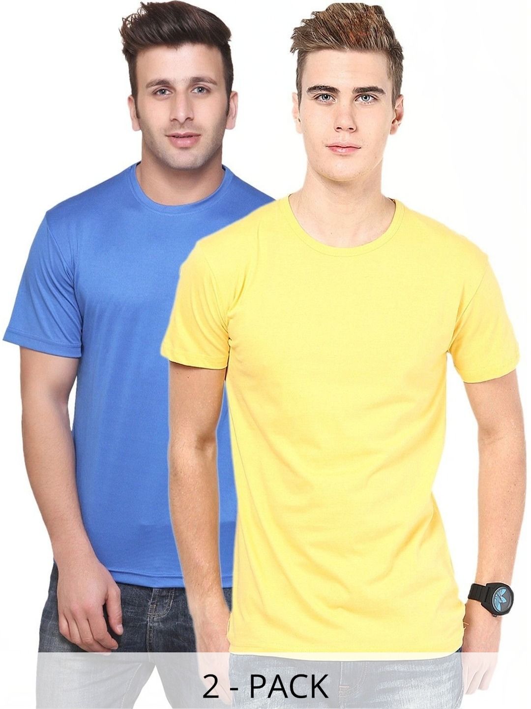 FUNKY GUYS Men 2 Slim Fit T-shirt