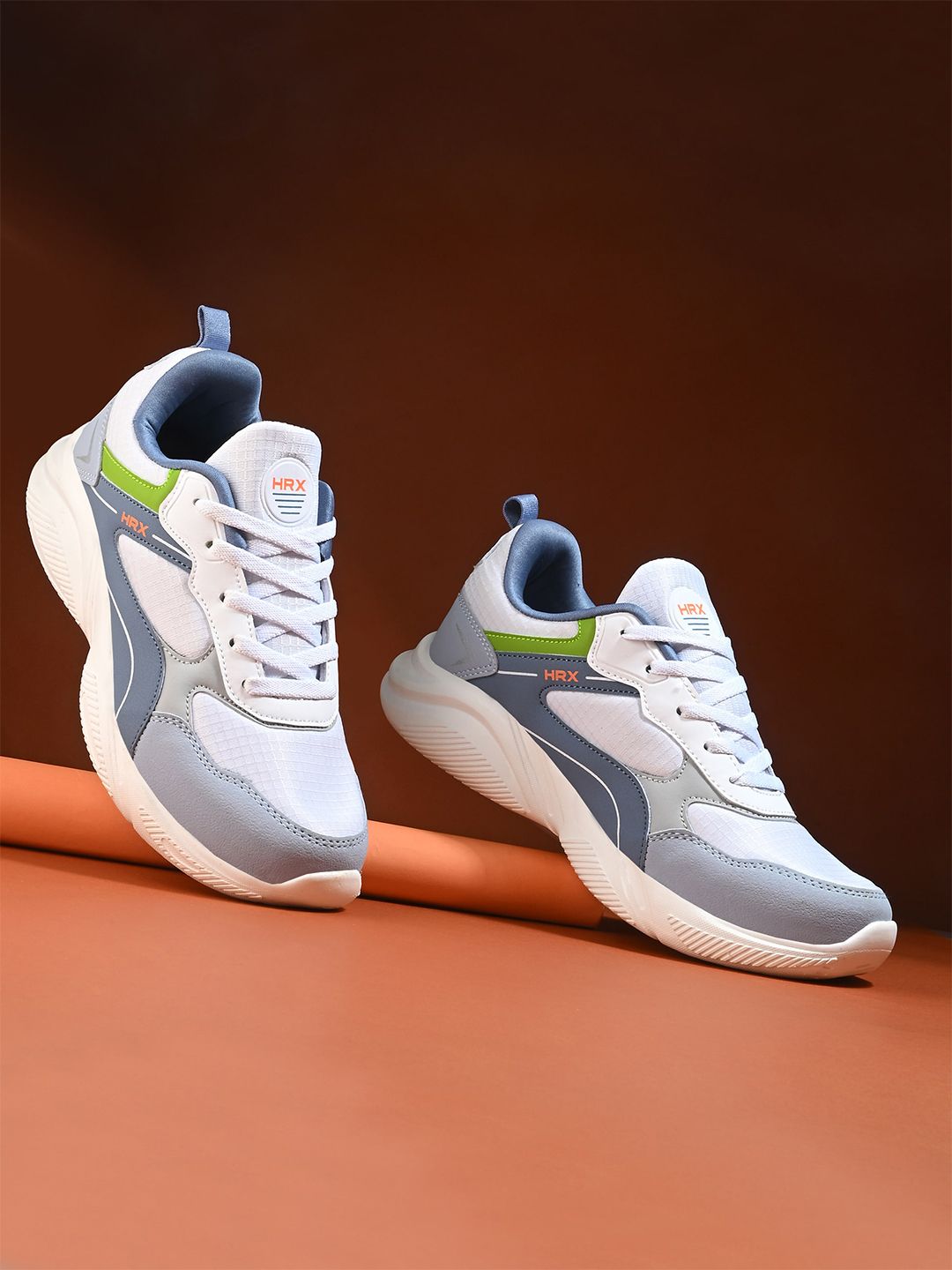 HRX by Hrithik Roshan Men Colourblocked Running Non-Marking Sports Shoes