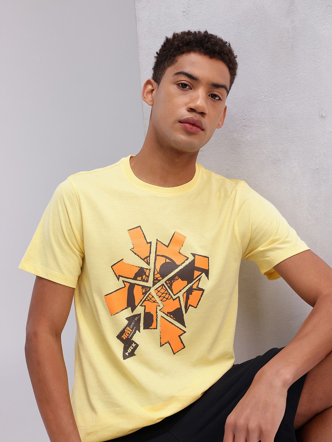 HRX by Hrithik Roshan Typography Printed Lifestyle T-shirt