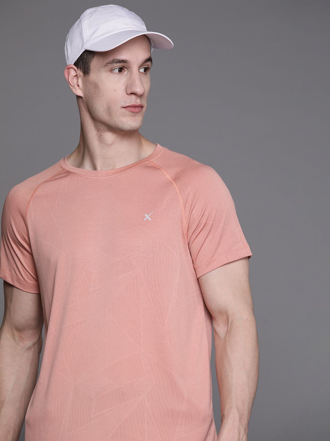 HRX by Hrithik Roshan Men Raglan Sleeves Rapid-Dry Sports T-shirt
